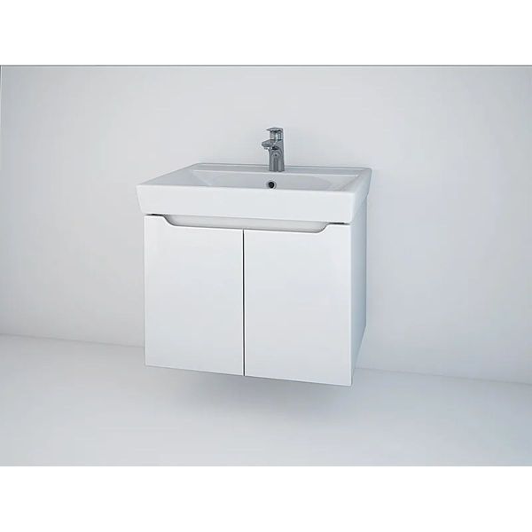 Тумба для ванной AGATA АТ60-567 Палермо 60 подвесная 2 двери с раковиной Como 60