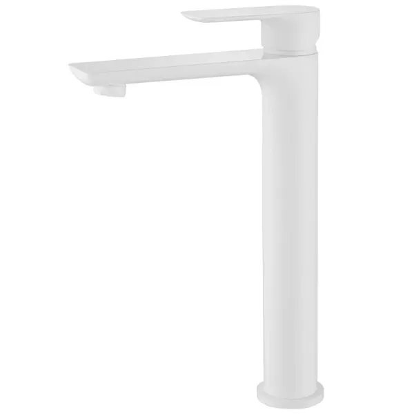 Смеситель ABBER Weiss Insel AF8011FW для раковины, белый матовый