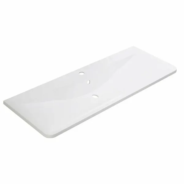 Умывальник мебельный BelBagno (1200х455х14.4) искусственный мрамор, белый BB1200/455-LV-MR-ALR
