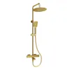 Душевая система с термостатическим смесителем Wasserkraft A199.259.201.BG Thermo Gold Matt