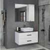 Амстердам-95 Зеркало-шкаф белый COMFORTY