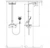 HANSGROHE Стойка RDR Select Showerpipe 360 с термостатом  27112400