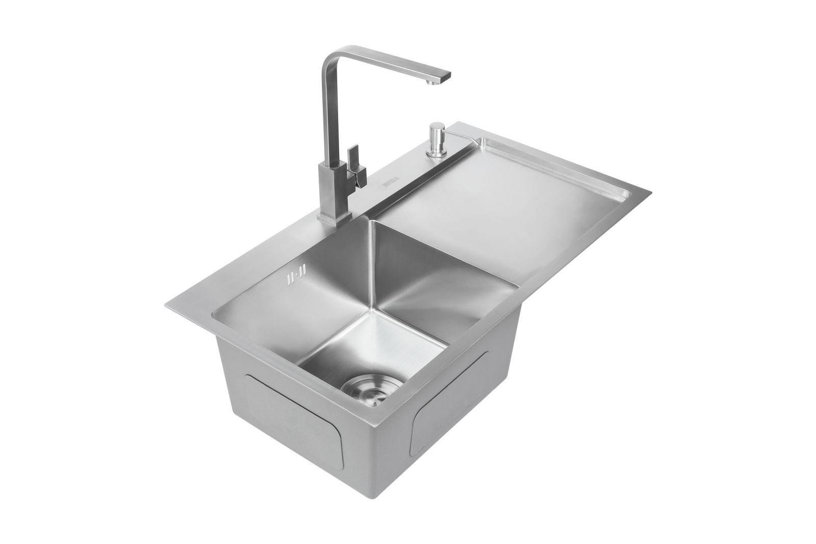 КУХОННАЯ МОЙКА AVINA HM7843 ЛЕВАЯ  САТИН