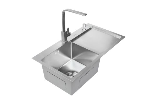 КУХОННАЯ МОЙКА AVINA HM7843 ЛЕВАЯ  САТИН