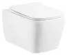 BB132CHR BelBagno VENETO Унитаз подвесной безободковый с креплением с сиденьем микролифт BB132SC