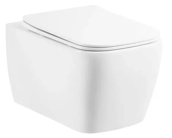 BB132CHR BelBagno VENETO Унитаз подвесной безободковый с креплением с сиденьем микролифт BB132SC