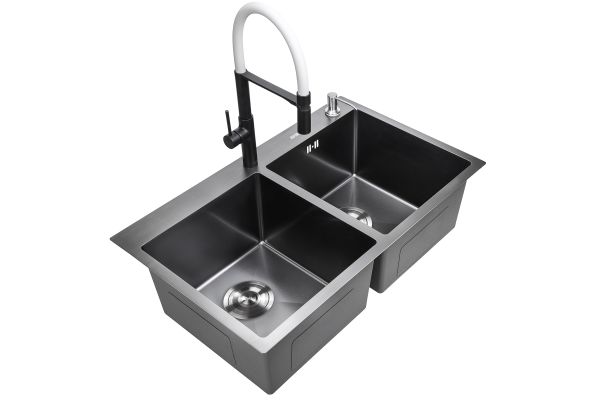 КУХОННАЯ МОЙКА AVINA  HM7843/2  ЧЕРНАЯ