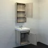 Тумба-умывальник Comforty Вена-45 дуб дымчатый с раковиной Адриана 45