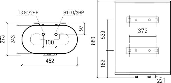 Водонагреватель THERMEX Ceramik 50 V