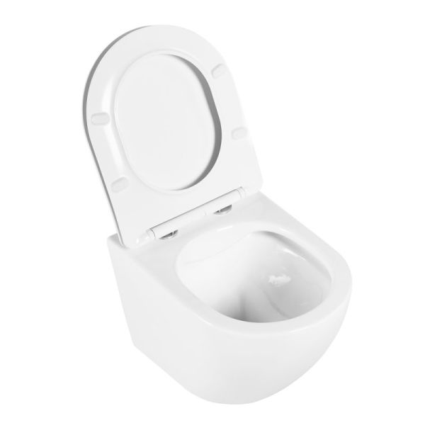 Belbagno UNO BB3105CHR/SC Унитаз подвесной  с сиденьем микролифт дюропласт