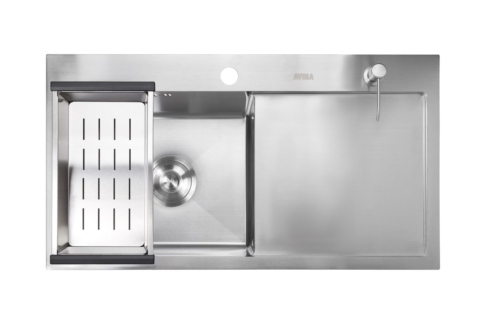 КУХОННАЯ МОЙКА AVINA HM7843 ЛЕВАЯ  САТИН