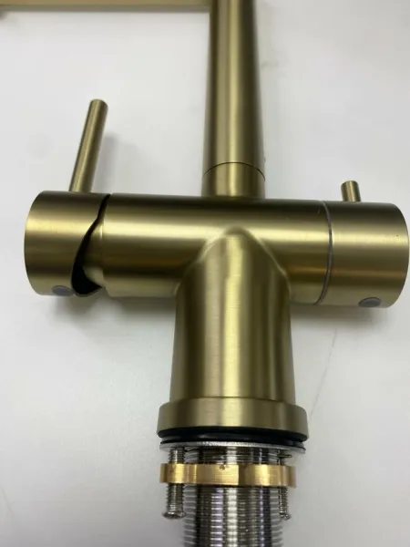 Kern 2049  Matt Gold  Смеситель для кухни с подключением фильтра питьевой воды золото матовое