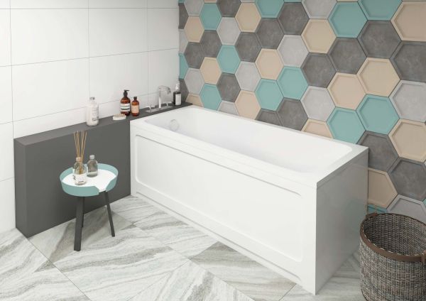 Ванна акриловая Акватек ECO-friendly МИЯ 165х70 без панели и каркаса