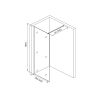 Душевые перегородки Walk In SLIDE SLI8CS8i23