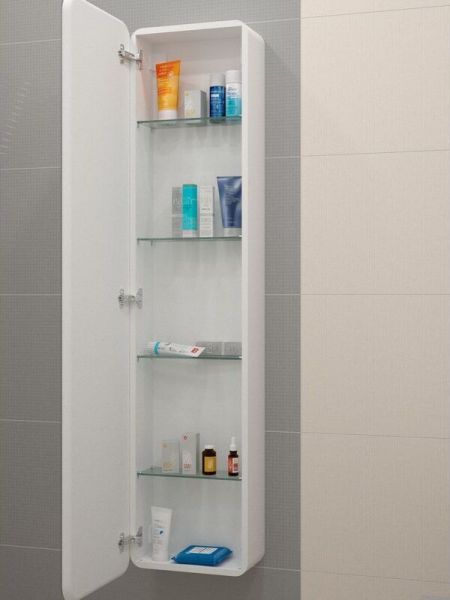 Зеркало-пенал Lorenzo LED 400х1600 универсальный с сенсором ЗЛП967