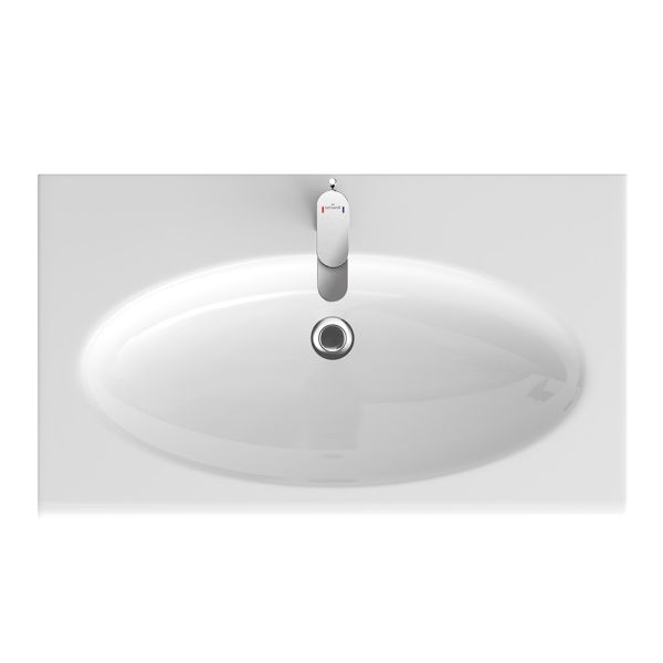 NATURE 80  Раковина встраиваемая 1отв. 80,5*47 белый Cersanit