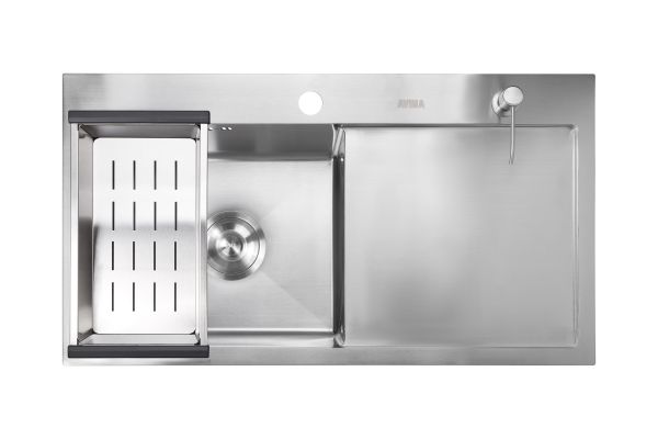 КУХОННАЯ МОЙКА AVINA HM7843 ЛЕВАЯ  САТИН