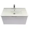 Тумба-умывальник Муром-80П белый матовый с рак. COMFORTY 80E