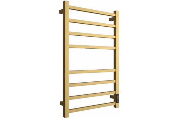 Полотенцесушитель ДВИН L plaza neo 80/50 Электрический (К диммер квадрат Золотой матовый)