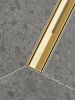 Душевой трап (лоток) Cezares Lux LUX-LD-70-BORO 70 см, с решеткой, щелевой, золотой матовый