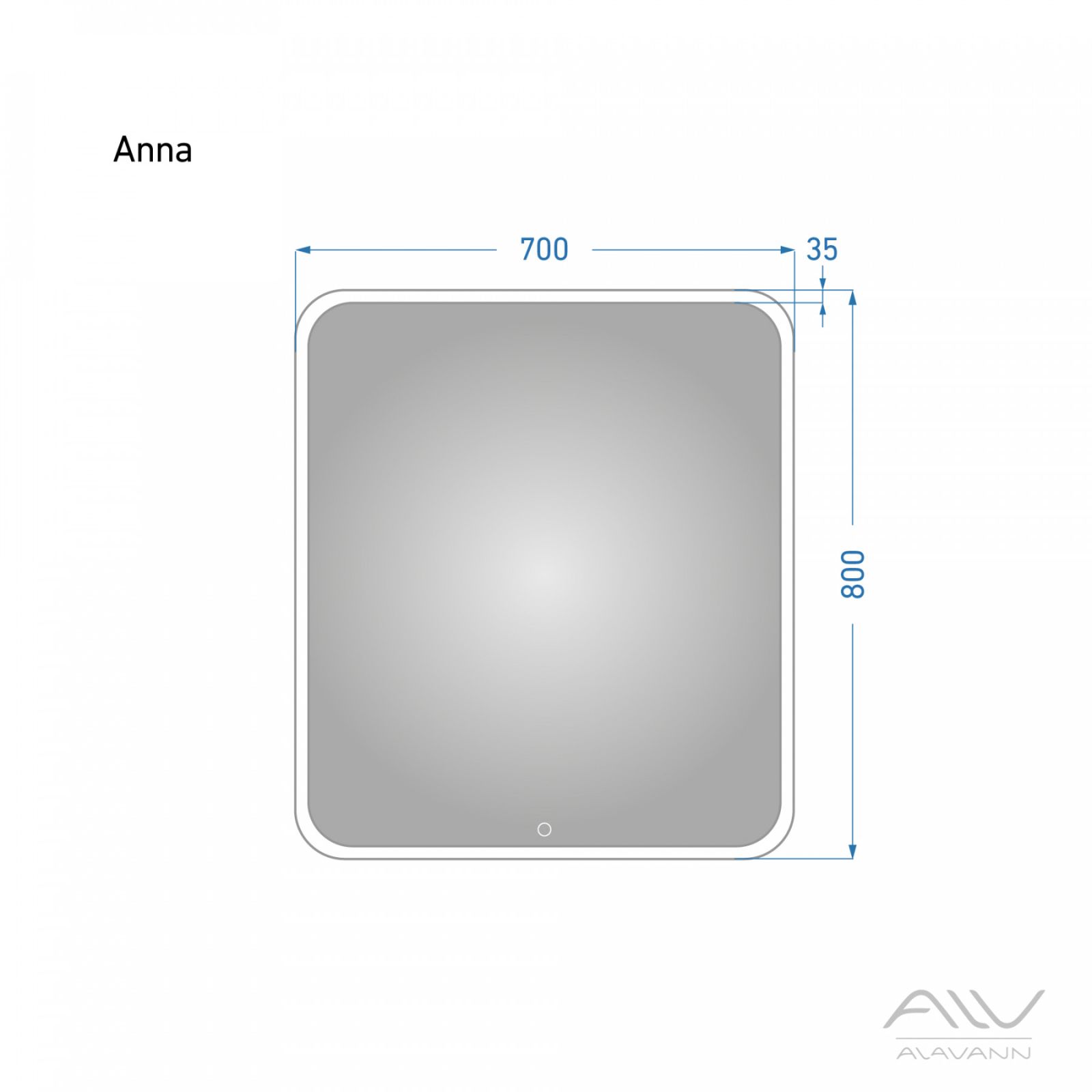 Anna зеркало 70 П320-4300-0700-00