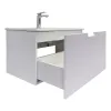 Тумба-умывальник Муром-80П белый матовый с рак. COMFORTY 80E