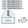 Раковина COMFORTY XD-F90 3121291