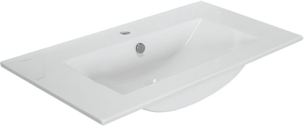 COMFORTY. Тумба-умывальник Марио-90 сосна лоредо с раковиной Quadro 90