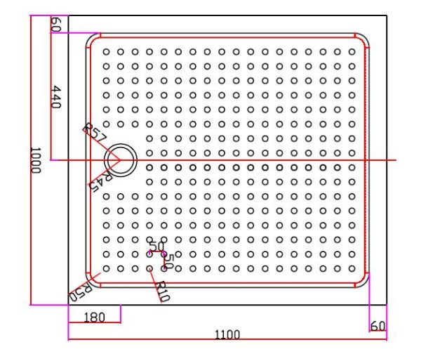 АКРИЛОВЫЙ ПОДДОН CEZARESTRAY-A-AH-110/100-15-W