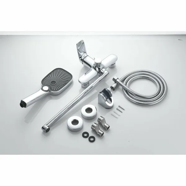 Смеситель для ванны Shevanik S8522 с изливом 35 см, хром