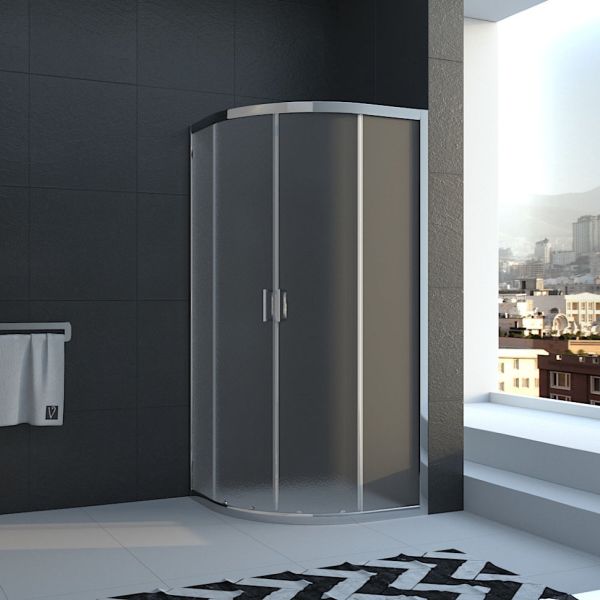 Veconi Душевой угол Veconi RV-01 Арт.RV01-90PL-01-19C1 Стекло прозрачное/6мм