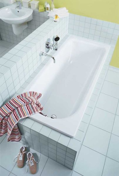 Kaldewei SANIFORM PLUS Стальная ванна Mod.375-1 180*80*43, alpine white, без ножек