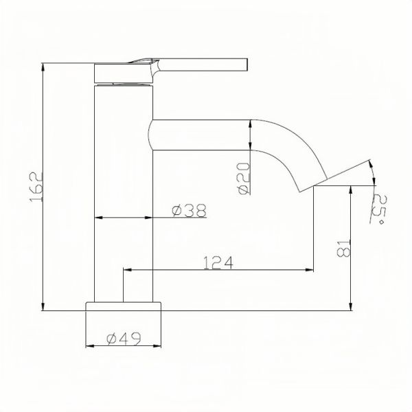 Смеситель для раковины BelBagno Marino MAR-LVM-IN
