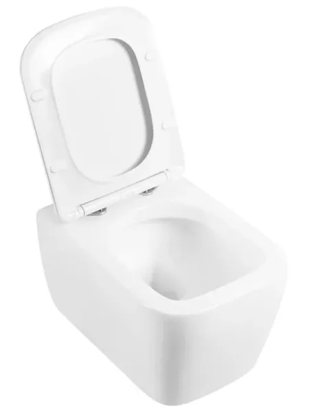 BB132CHR BelBagno VENETO Унитаз подвесной безободковый с креплением с сиденьем микролифт BB132SC
