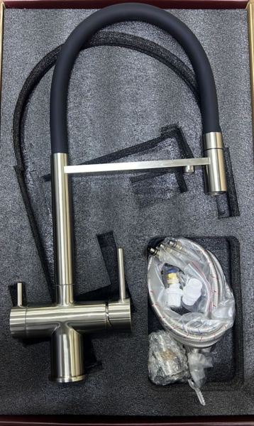 Kern 2061 Satin Смеситель для кухни с подключением фильтра питьевой воды сатин