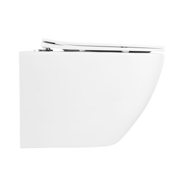 Belbagno UNO BB3105CHR/SC Унитаз подвесной  с сиденьем микролифт дюропласт