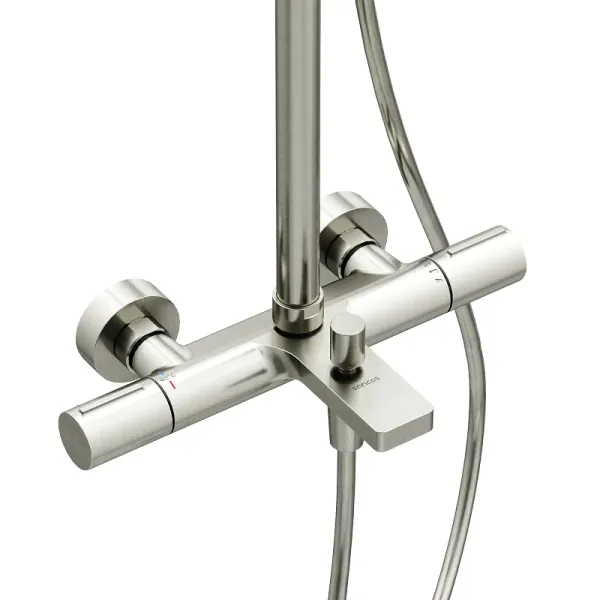 Душевая система Sancos Etna SC9008BN, термостатическая, PVD никель брашированный