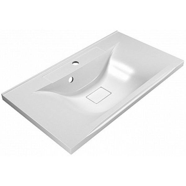 Умывальник из литьевого мрамора BelBagno (800х450х150) BB800/450-LV-MR-PR