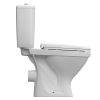 Cersanit. Унитаз-компакт TRENTO TR011, горизонтальный выпуск, сиденье термопласт