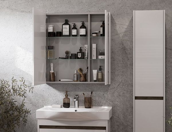 АКВАТОН. Зеркало-шкаф Нортон 80 1A249202NT010