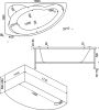 Ванна  ЛАГУНА Левая 1700х1100