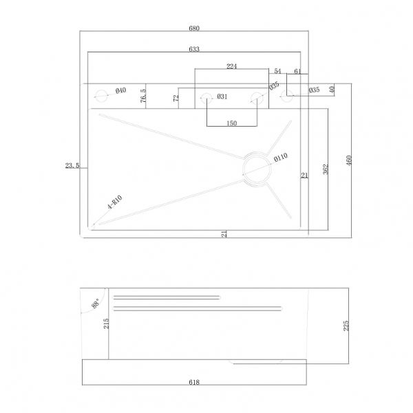 Kern 9777 Мойка для кухни с краном под фильр каландер разделочная  доска