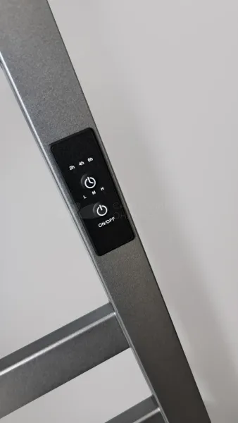 Полотенцесушитель Oktava Slim 3 80/50 Graphite Metallic (таймер, универсальное подключение: левый/правый)