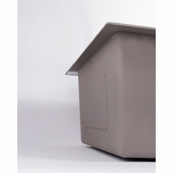 Мойка врезная AGATA GG6045-AS Оружейный серый 60х45 см сквадратным отверстием 3,0 х 1,0 мм, глубина 210 мм сифон, коландер,дозатор