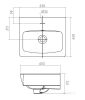 Santek. Умывальник Нео-55, 1WH302185