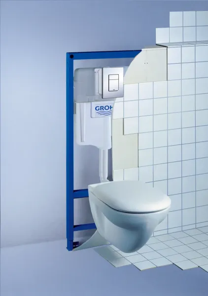 CROHE Rapid SL Система инсталяции для унитаза  кнопка квадрат  38772 001