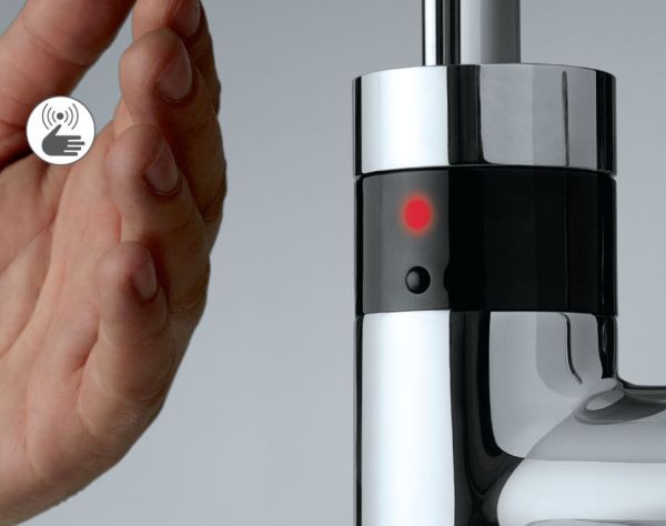 E-GO Смес.  Кухни электронный хром 422100575 KLUDI Германия