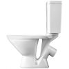 ЛИГА  Унитаз-компакт сидение полипропилен косой выпуск двухрежимная арматура 1WH302197 Santek