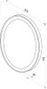 Зеркало Verso LED 570х770, с сенсором ЗЛП40