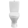 Cersanit. Унитаз-компакт TRENTO TR011, горизонтальный выпуск, сиденье термопласт